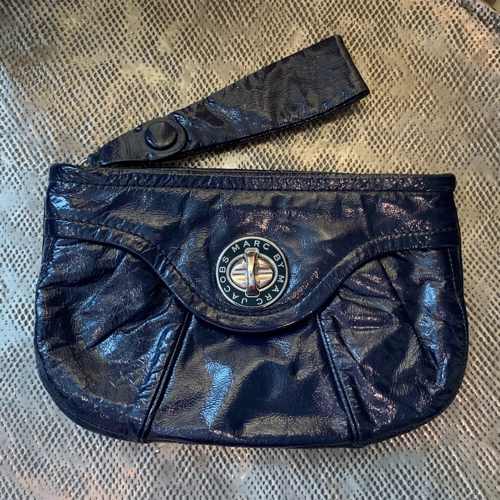 Marc by Marc Jacobs wristlet clutch in Navy